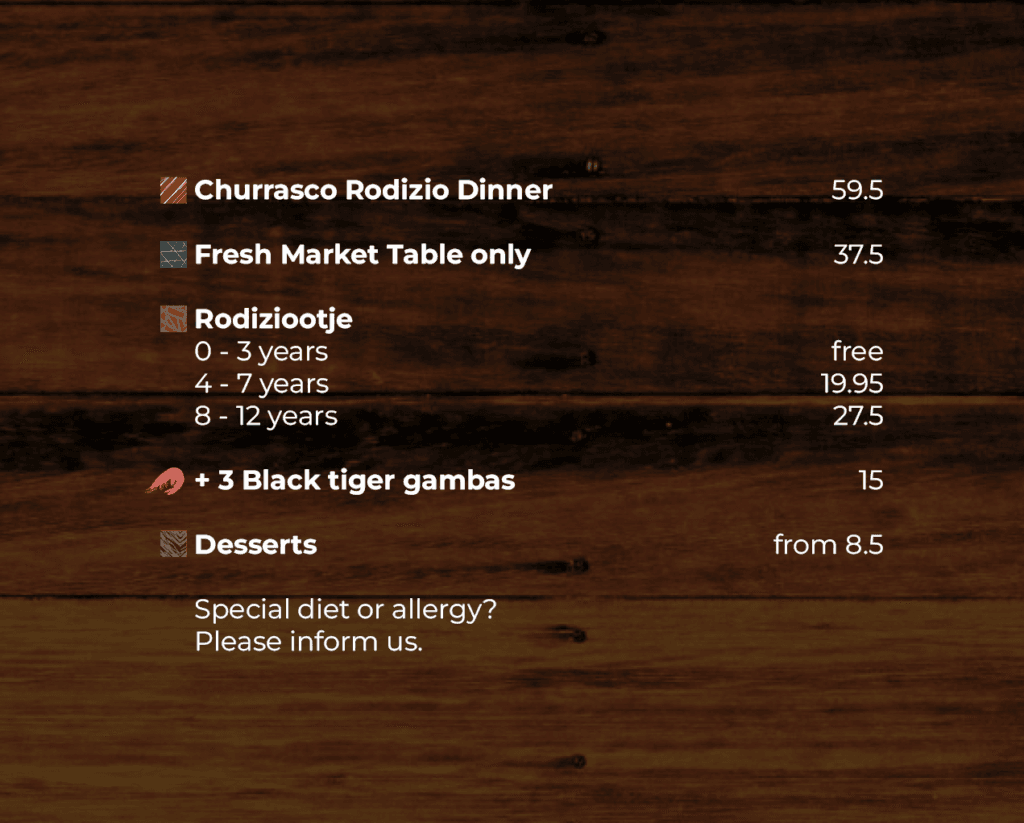 Barraca Amsterdam - Churrasco Rodizio juli 2026