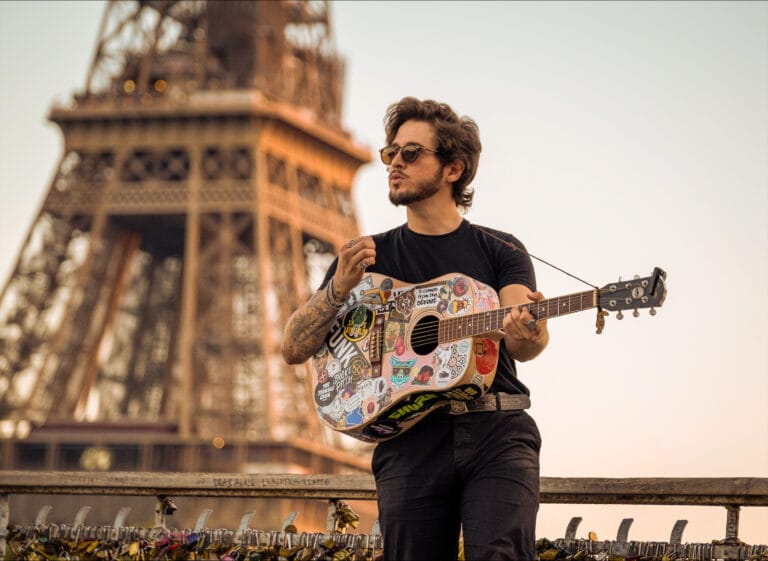 Wilany Germano with guitar